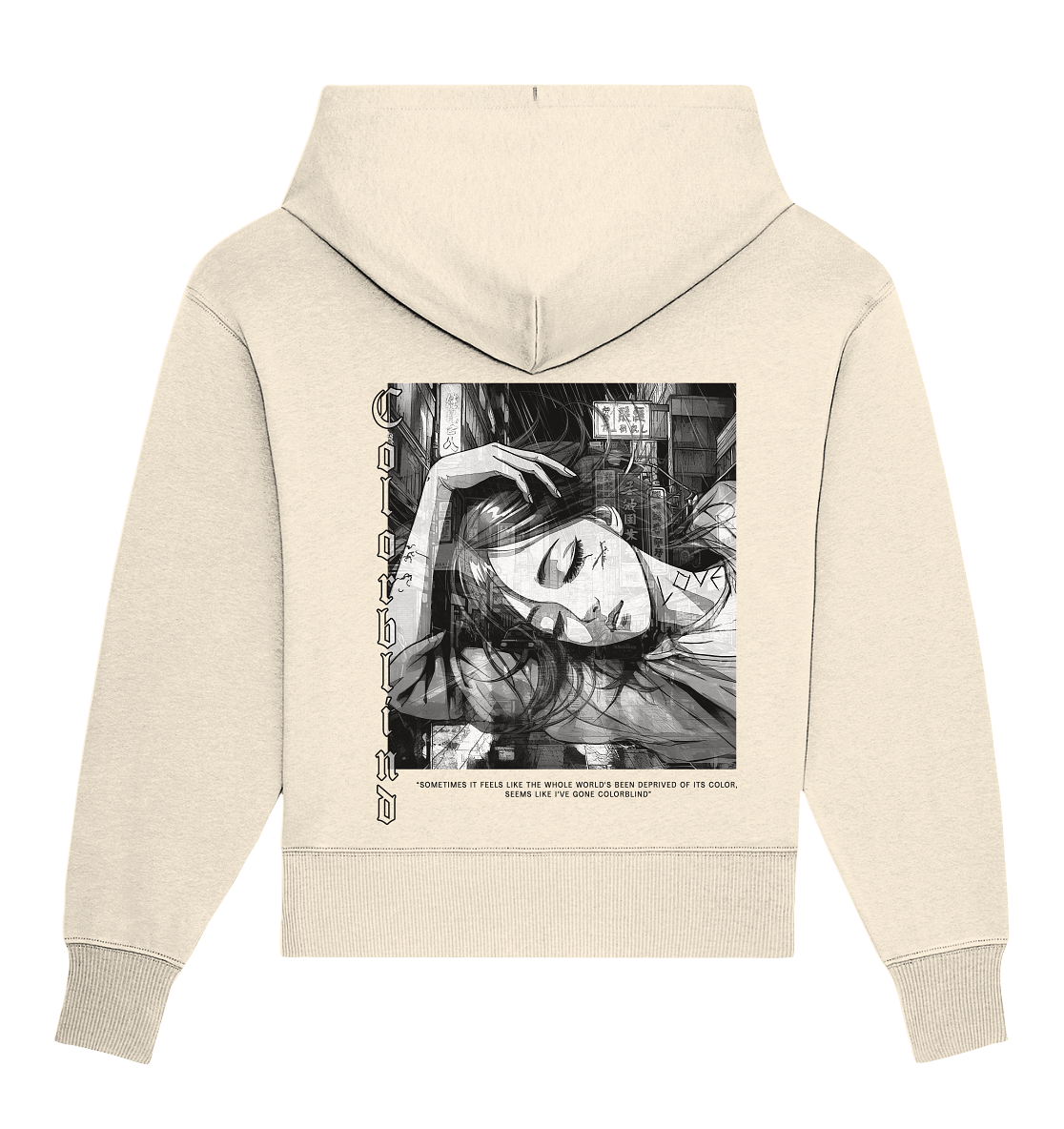 "Colorblind" - Organic Oversize Hoodie