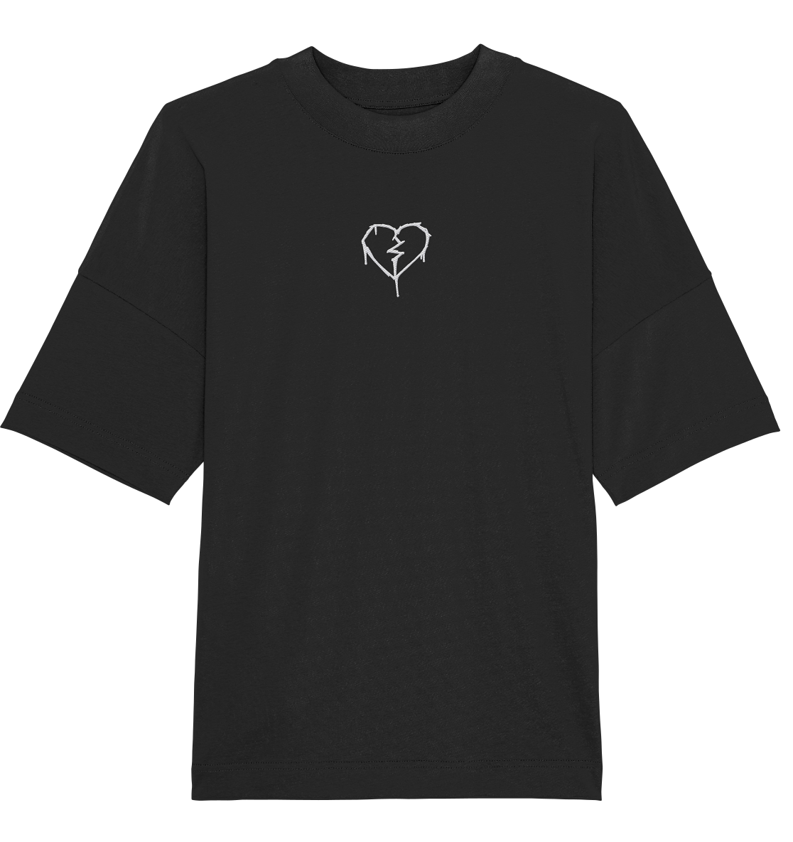 "Heartbreak" Oversized Tee - Organic Oversize Shirt (Stick)