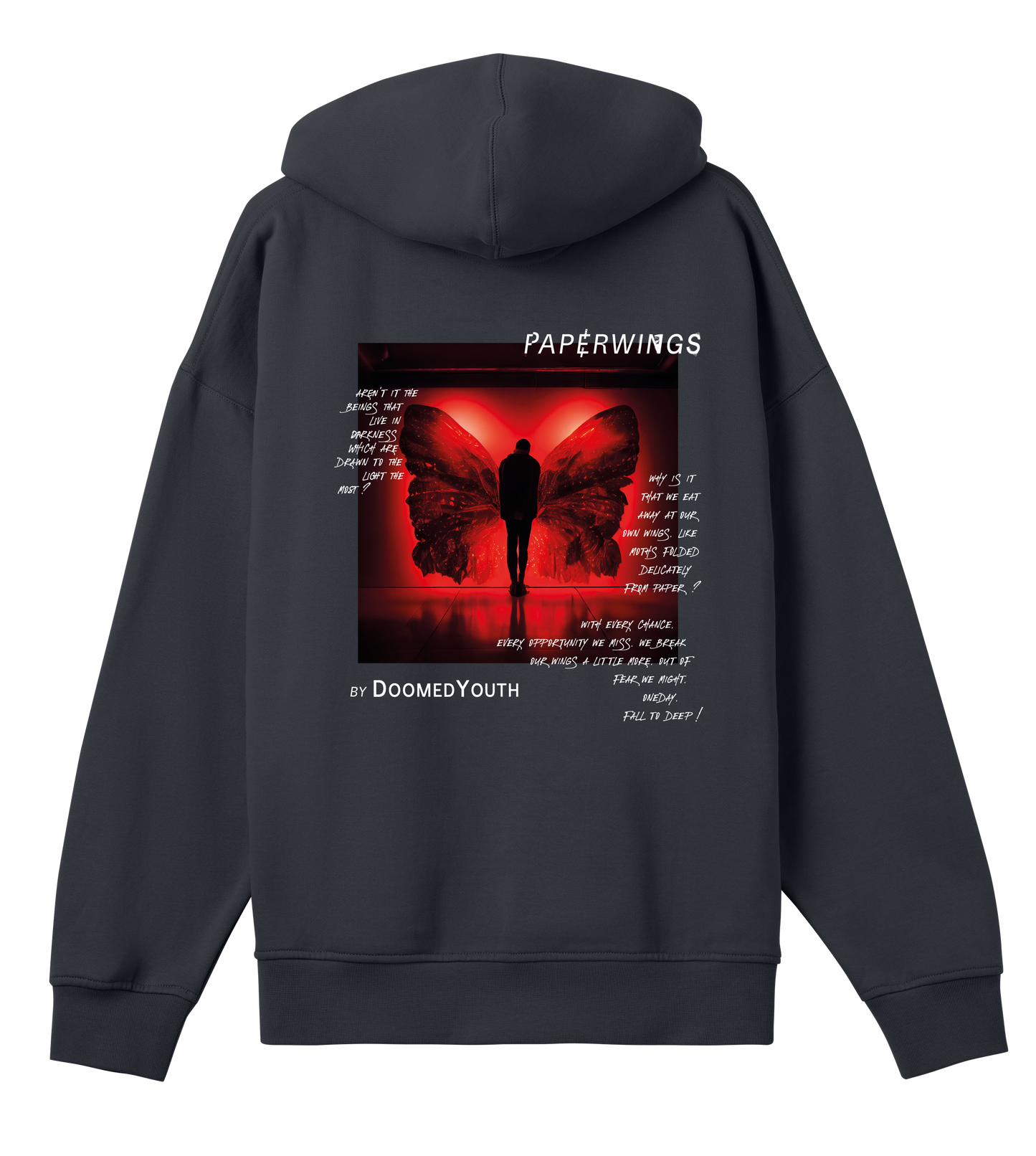 "Paperwings" Boxy-Hoodie