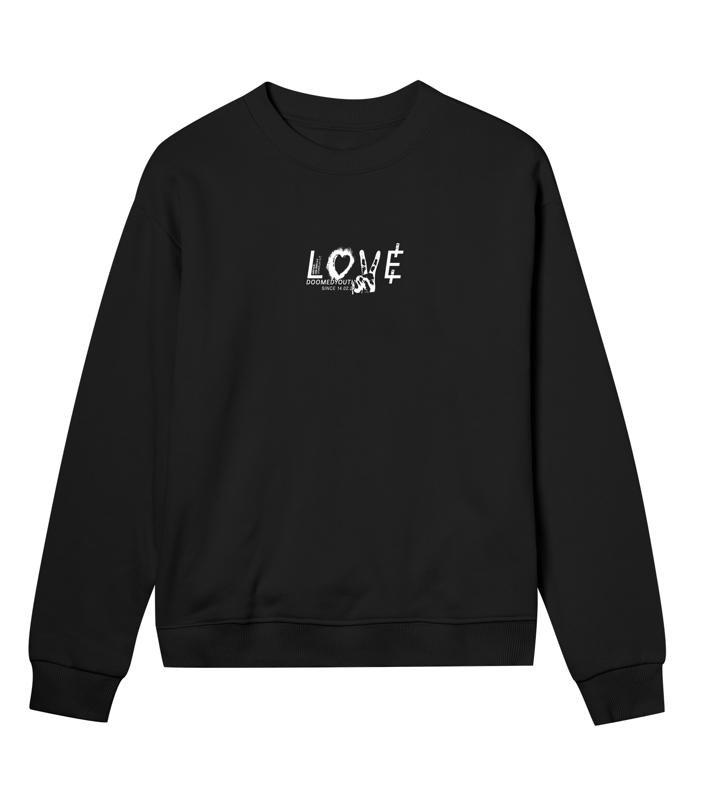 "Love" Basic-Sweater (girly-Fit)